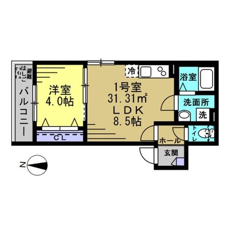 eclat蘇我の物件間取画像